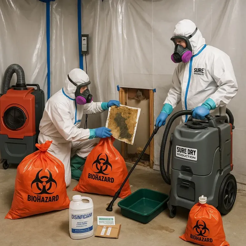 Contaminated Water Handling Protocols process in Canfield, OH
