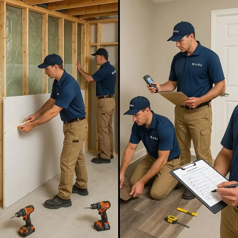 Repairs and Reconstruction process in Canfield, OH